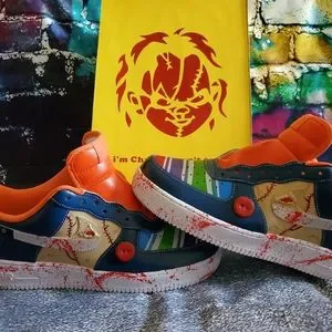 Nike | Shoes | Copy Custom Chucky Air Force Ones | Poshmark display picture 3